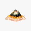 Black Tourmaline, Citrine & Rose Quartz Orgone Pyramid