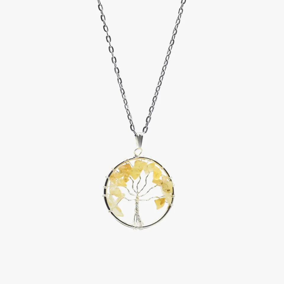 Citrine Tree Of Life Pendant
