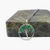 buy online Green Aventurine Pendant- Tree Of Life
