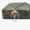 buy online 7 Chakra Pendant - Oval Tree of Life