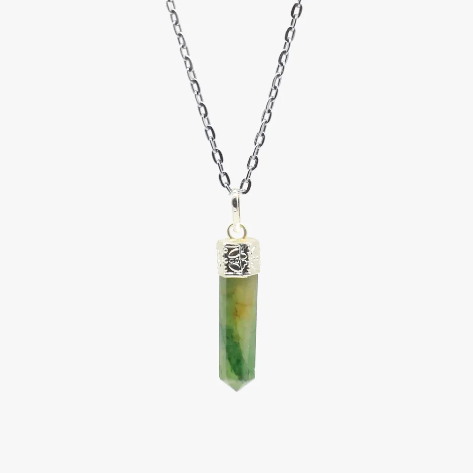 Green Aventurine Pendant - Bail