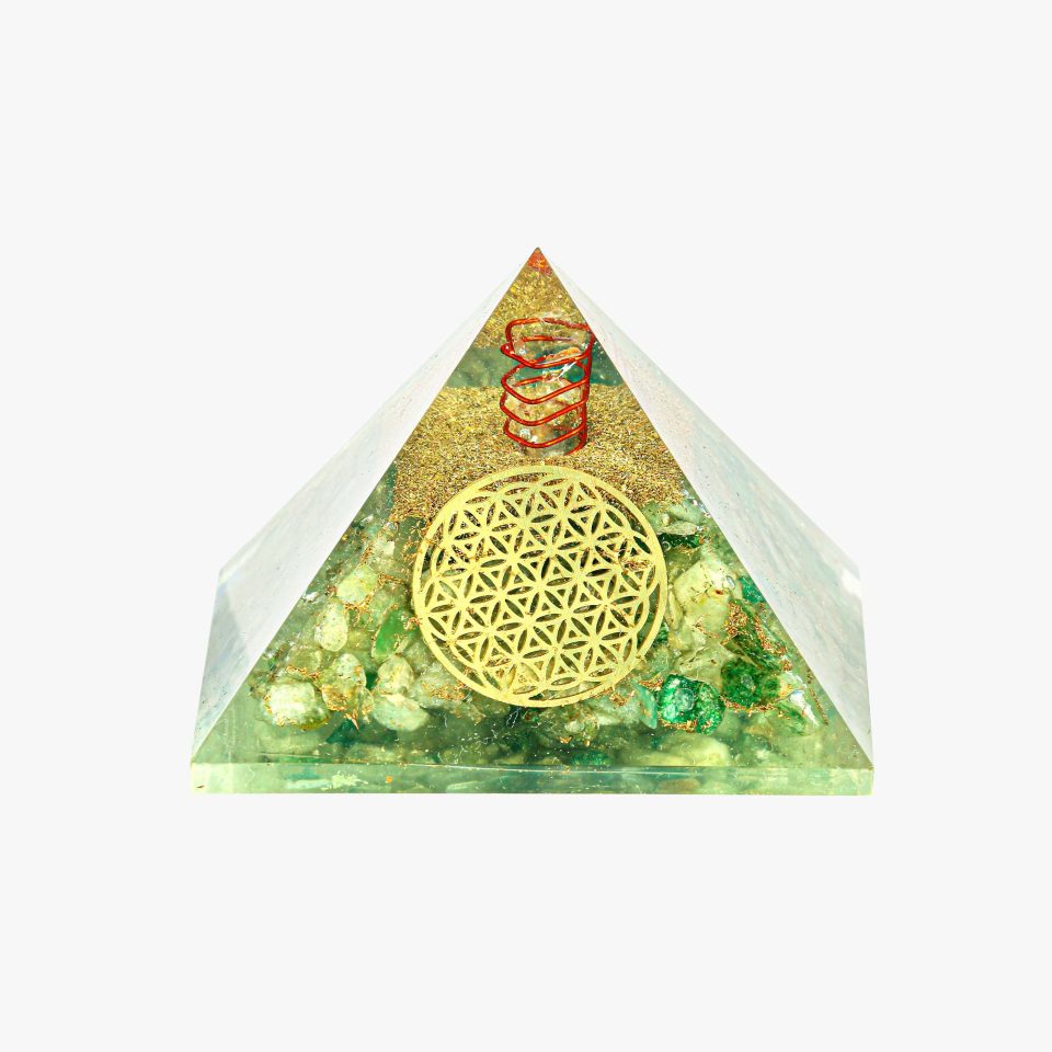 Green Onyx Orgone Pyramid