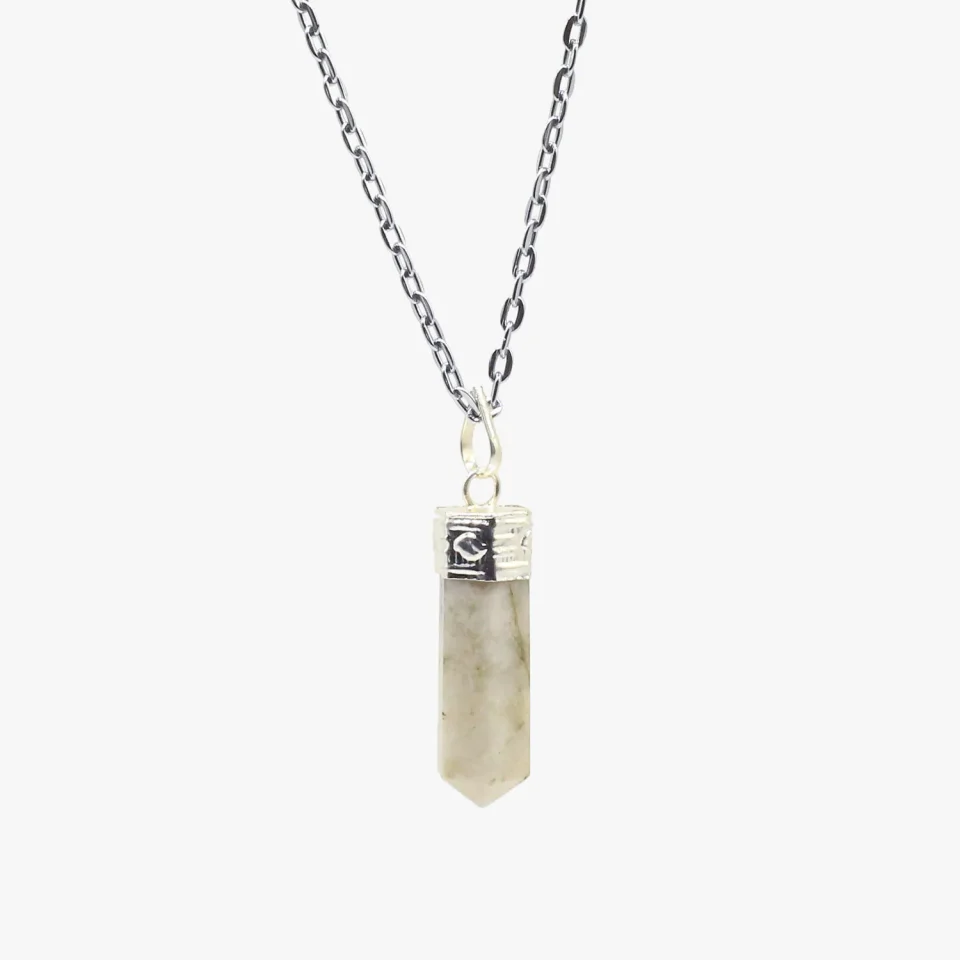 Howlite Pendant - With Bail