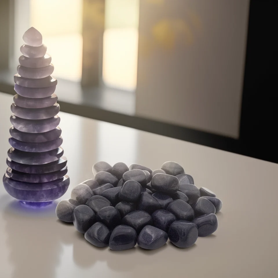 buy online Blue Goldstone Tumbled Stone