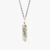 Howlite pendant - Wrapped Wire