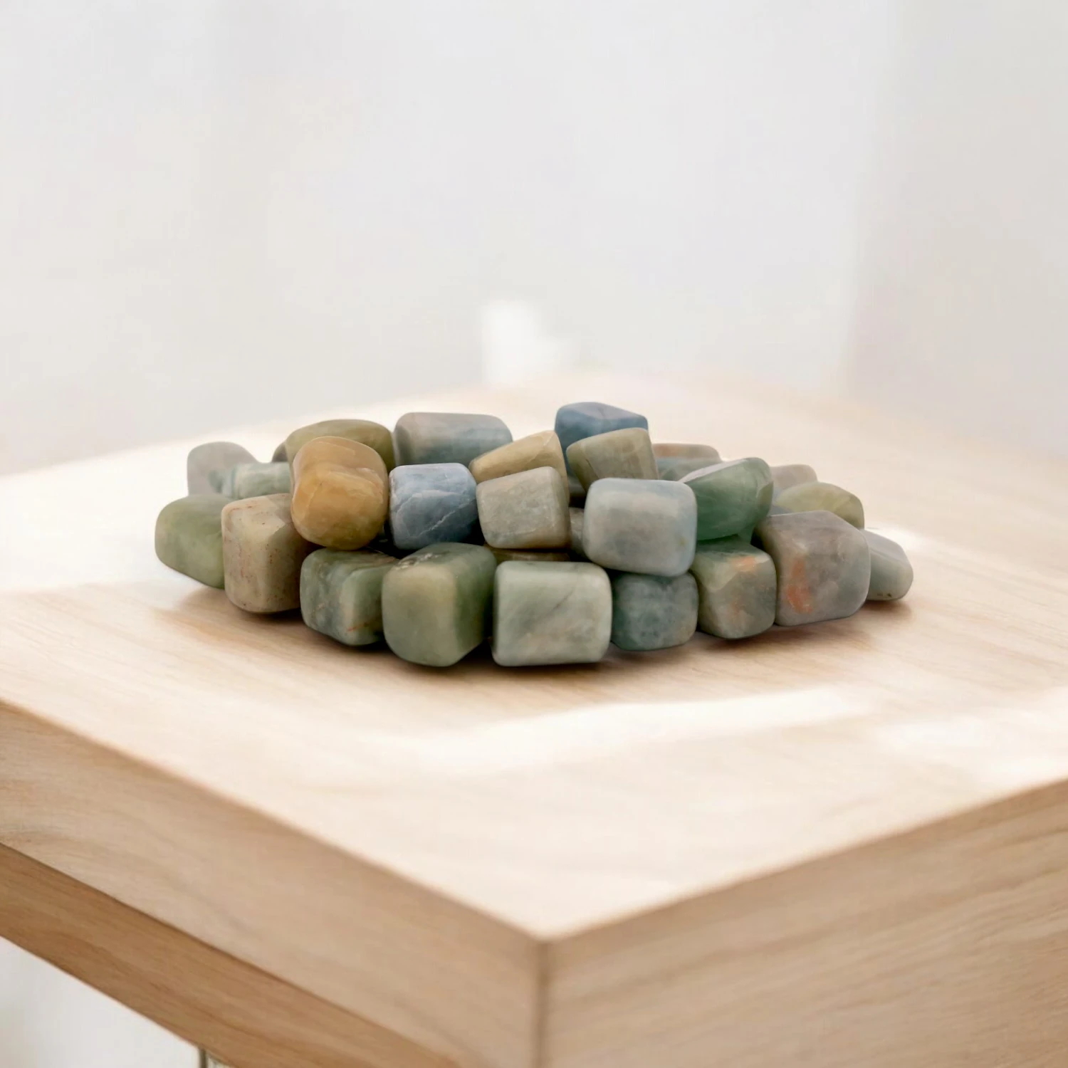 natural Aquamarine Tumbled Stone