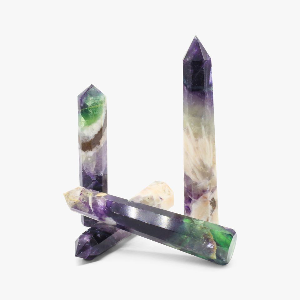 natural Fluorite Tower