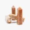 natural Peach Moonstone Tower