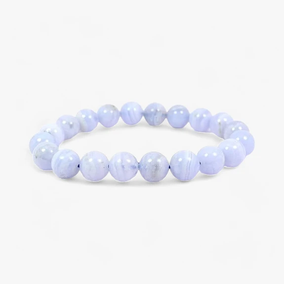 Blue Lace Beads Bracelet