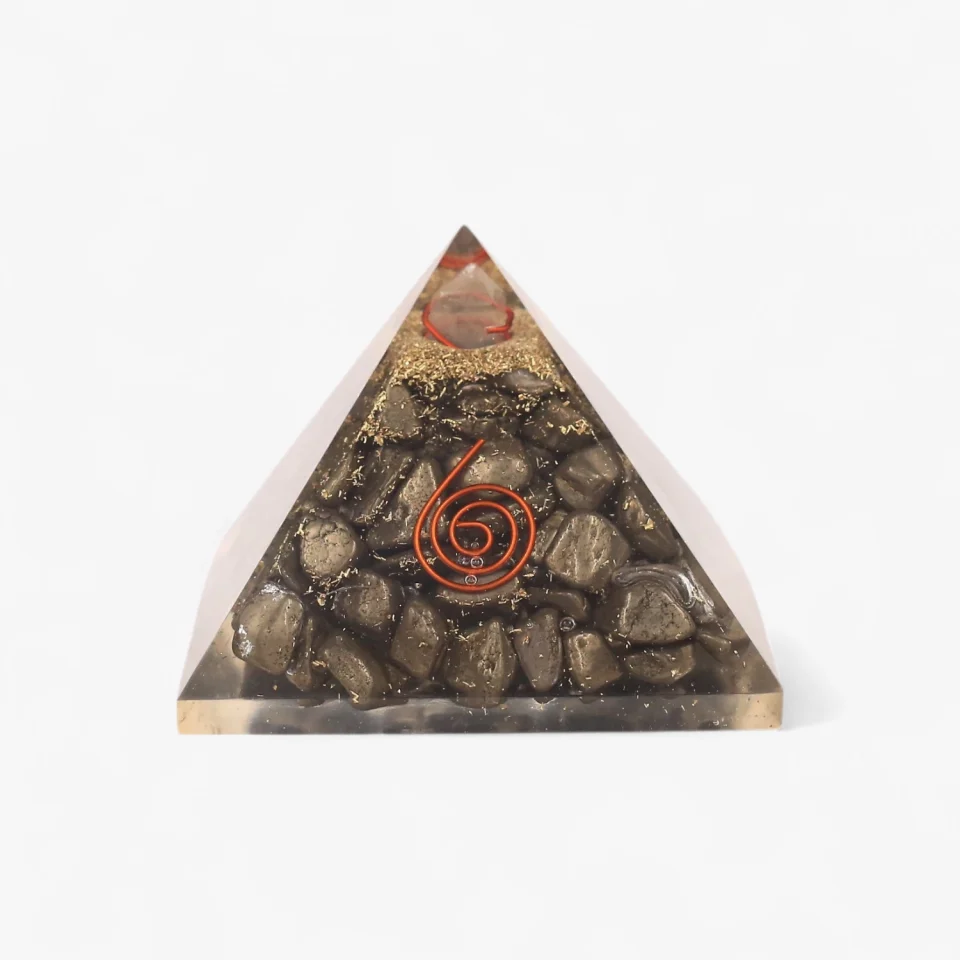 Pyrite Orgone Pyramid
