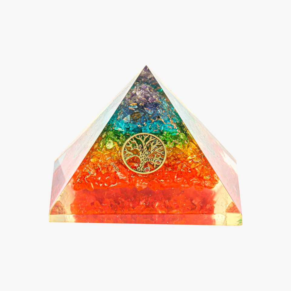 Seven Chakra Orgone Pyramid