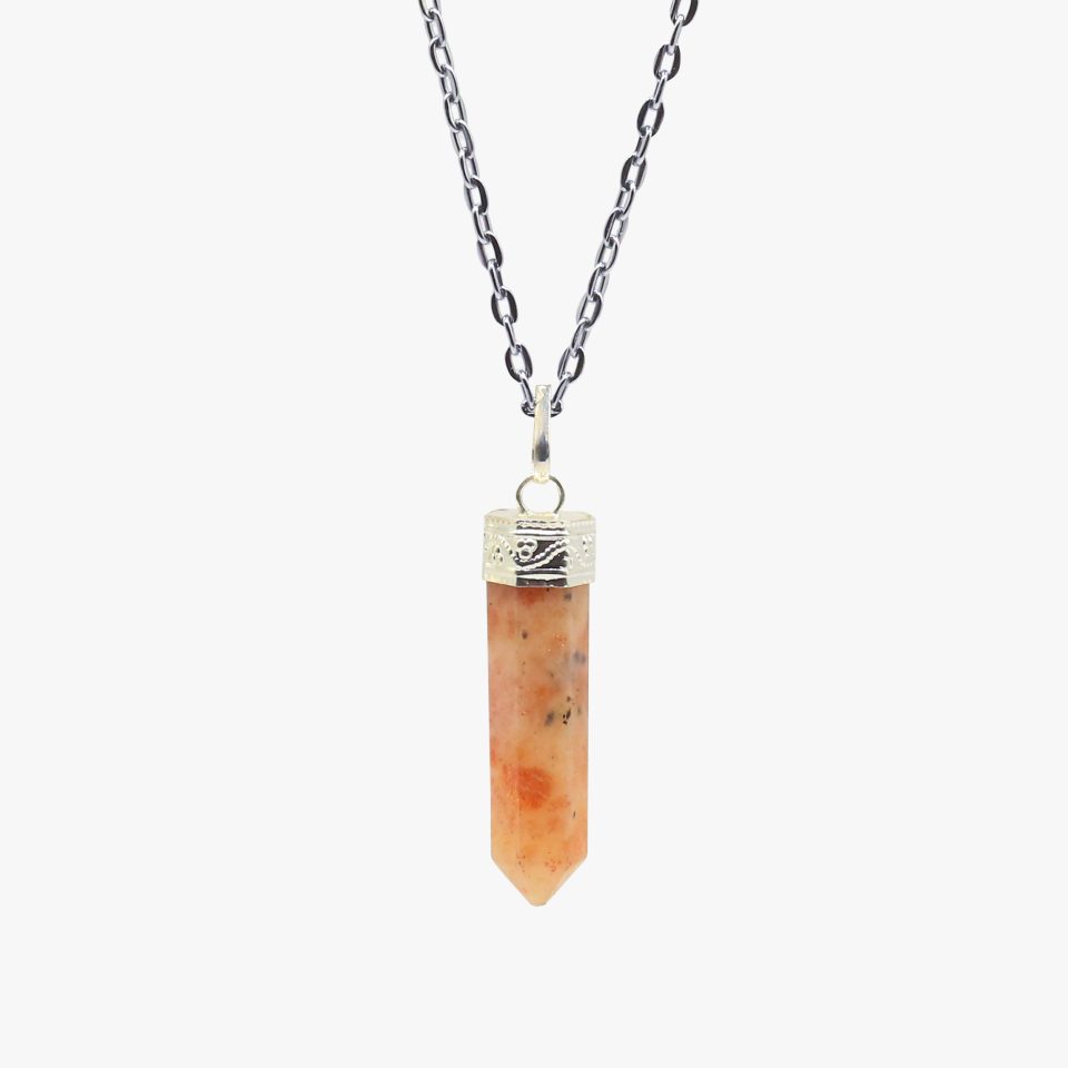Sunstone Pendant - With Bail