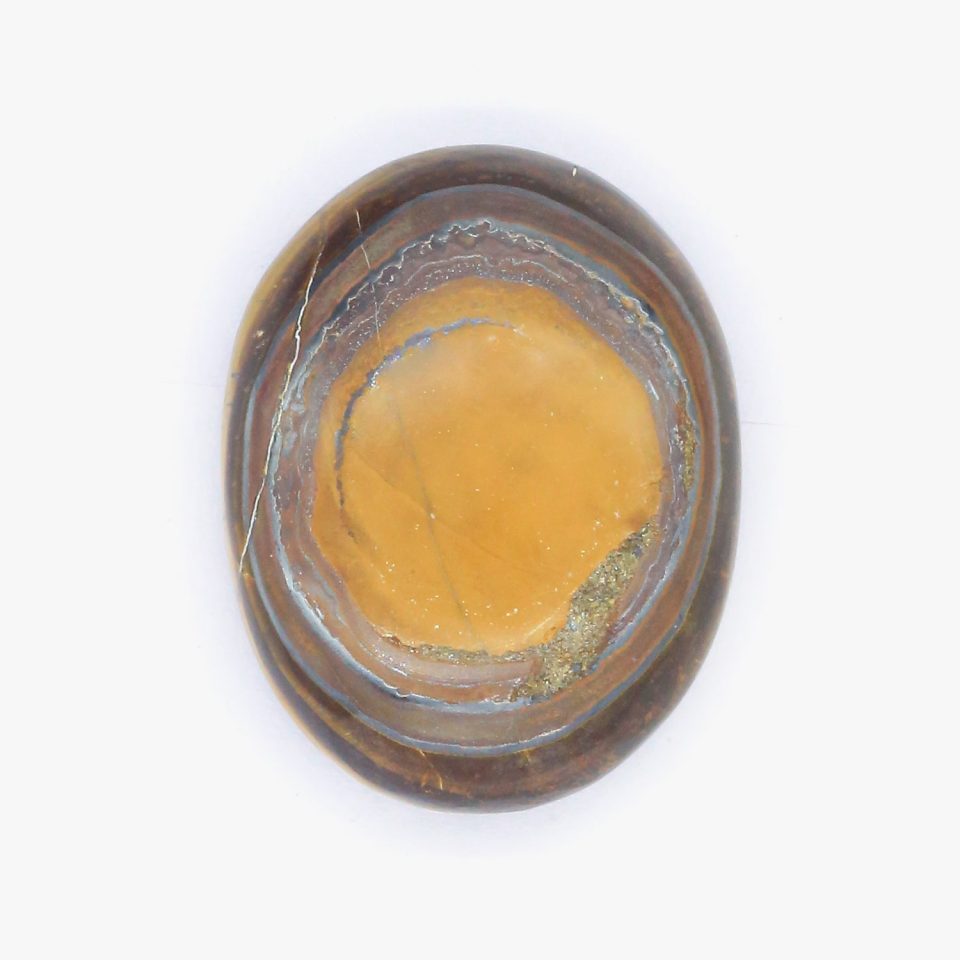 Tiger Eye Palm Stone