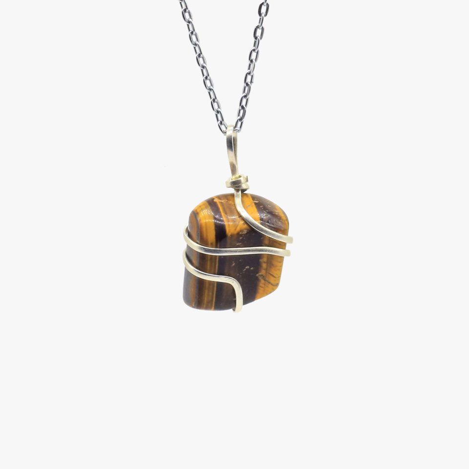 Tiger Eye Pendant - Tumbled