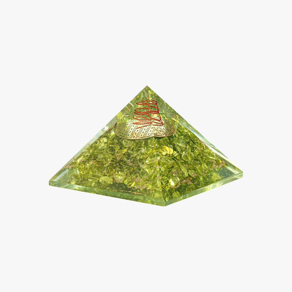 buy online Peridot Orgone Pyramid