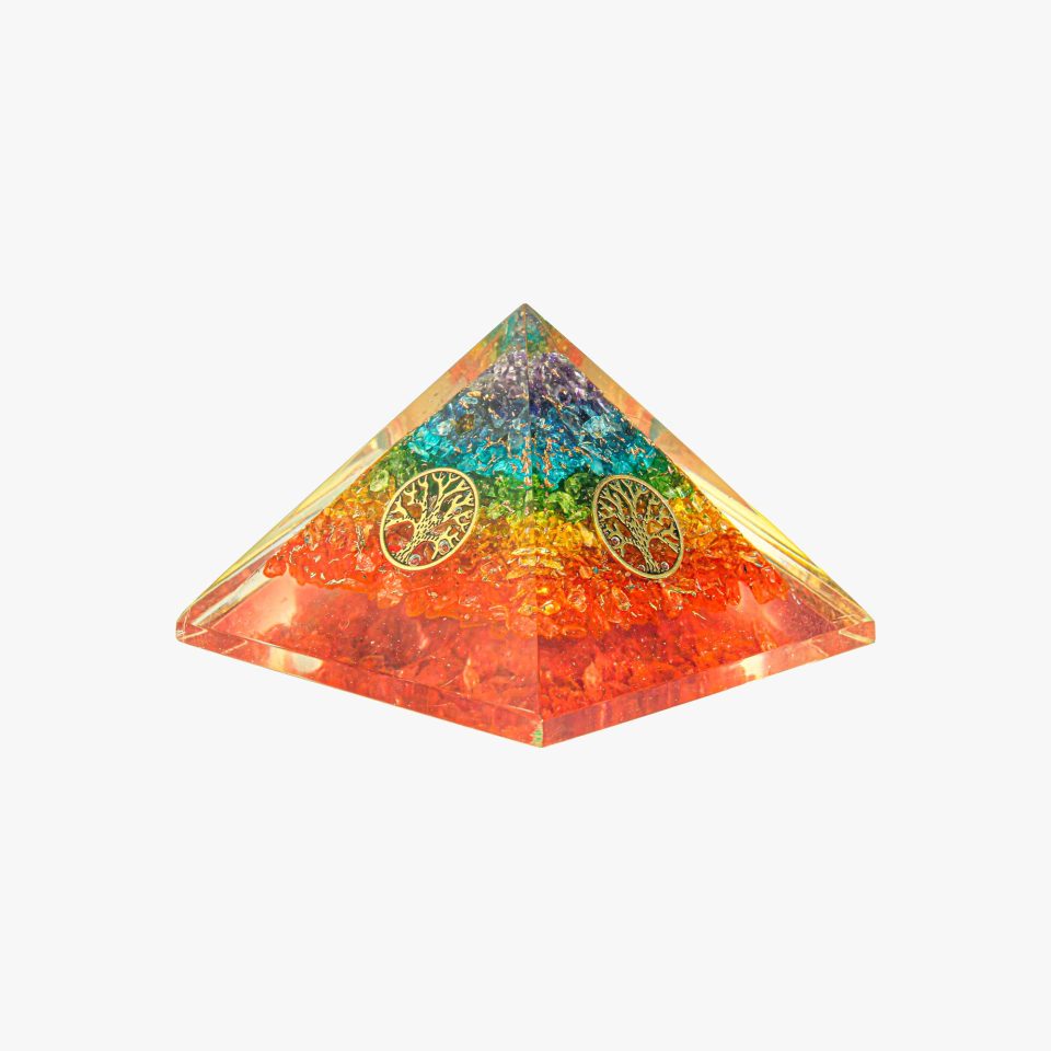 buy online Seven Chakra Orgone Pyramid