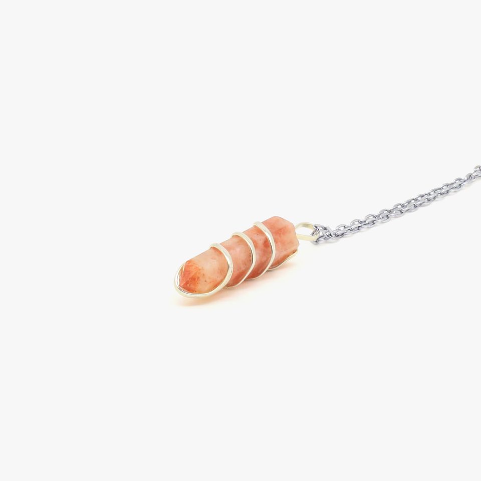 buy online Sunstone Pendant - Wrapped Wire