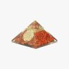 buy online Red Jasper, & Clear Quartz Orgone Pyramid