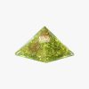natural Peridot Orgone Pyramid