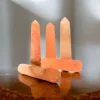 natural Orange Calcite Tower