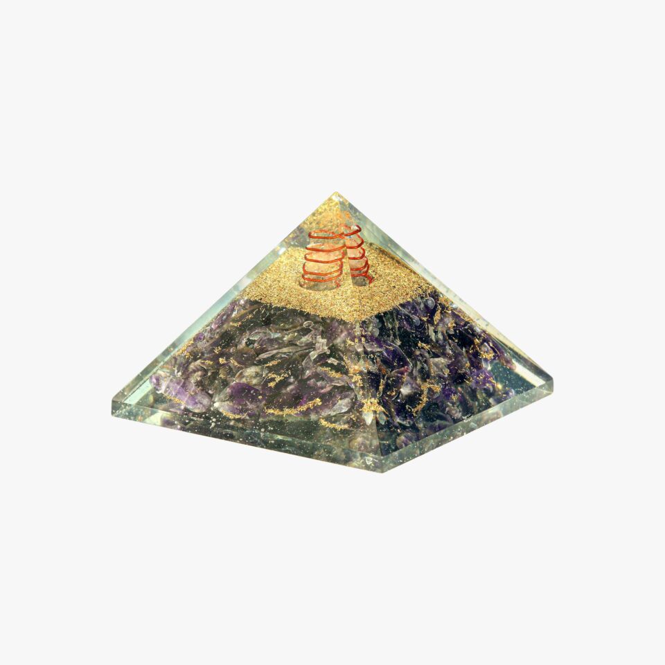 Amethyst Orgone Pyramid