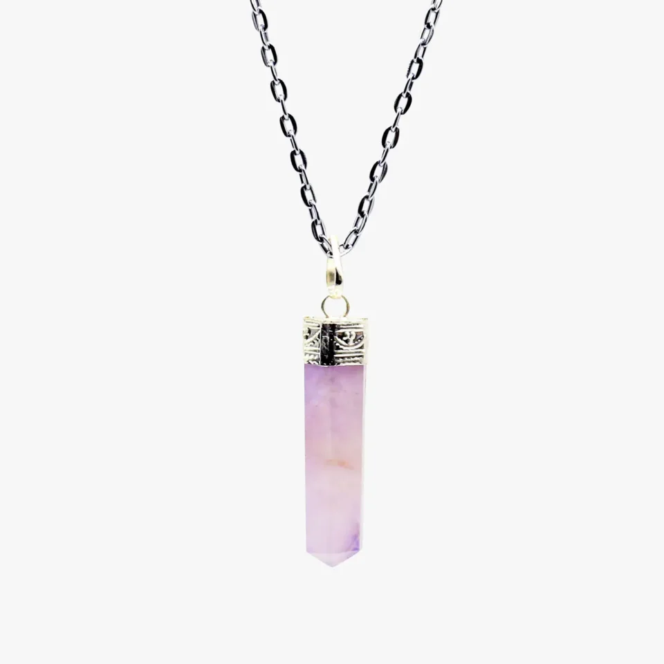 Amethyst Pencil Pendant with bail