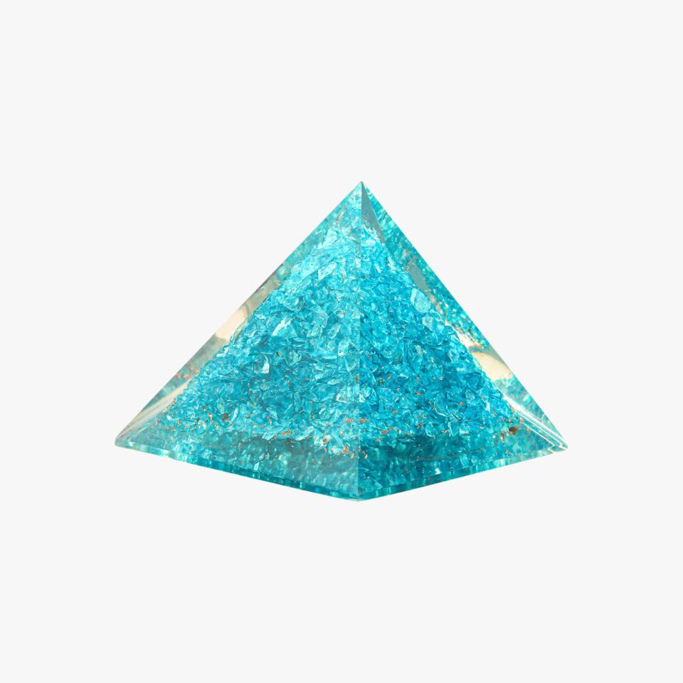 Aquamarine Orgone Pyramid