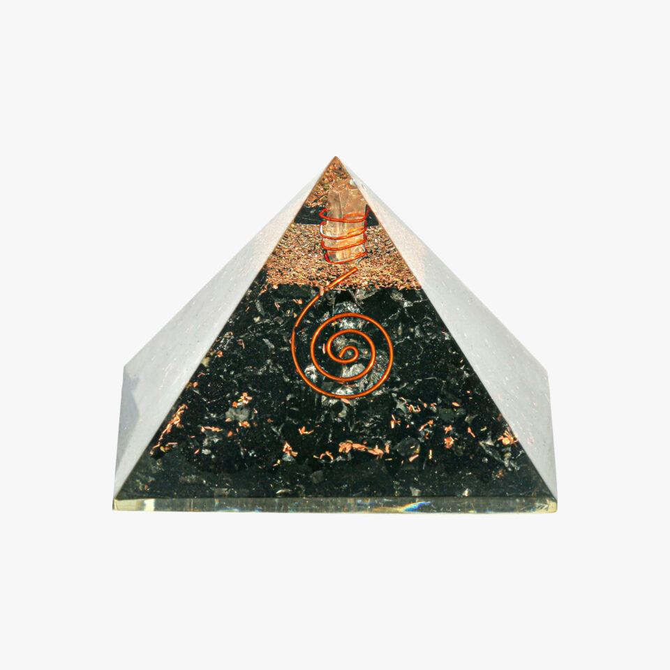 Black Tourmaline Orgone Pyramid