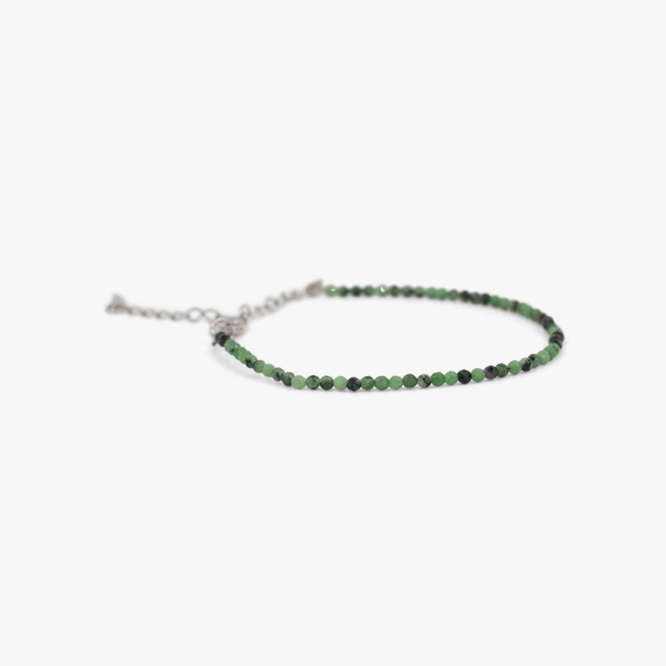 Fuchsite Beads Anklet