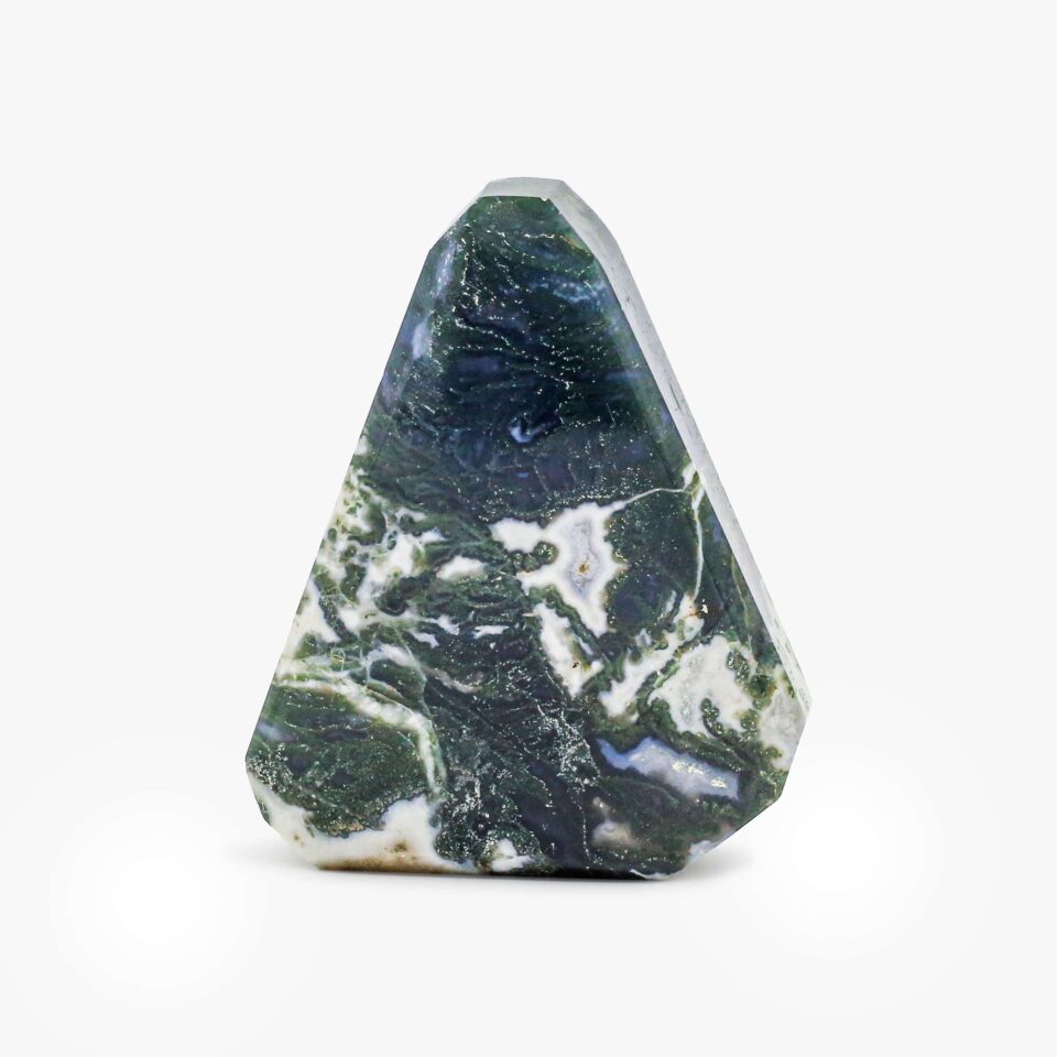 Green Moss Agate Jasper Freeform