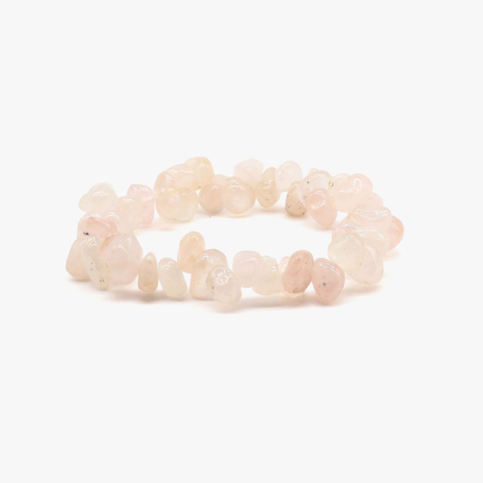Rose Quartz Chips Bracelet