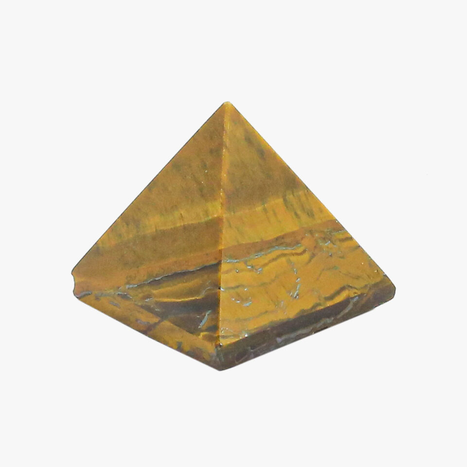 Tiger Eye Pyramid