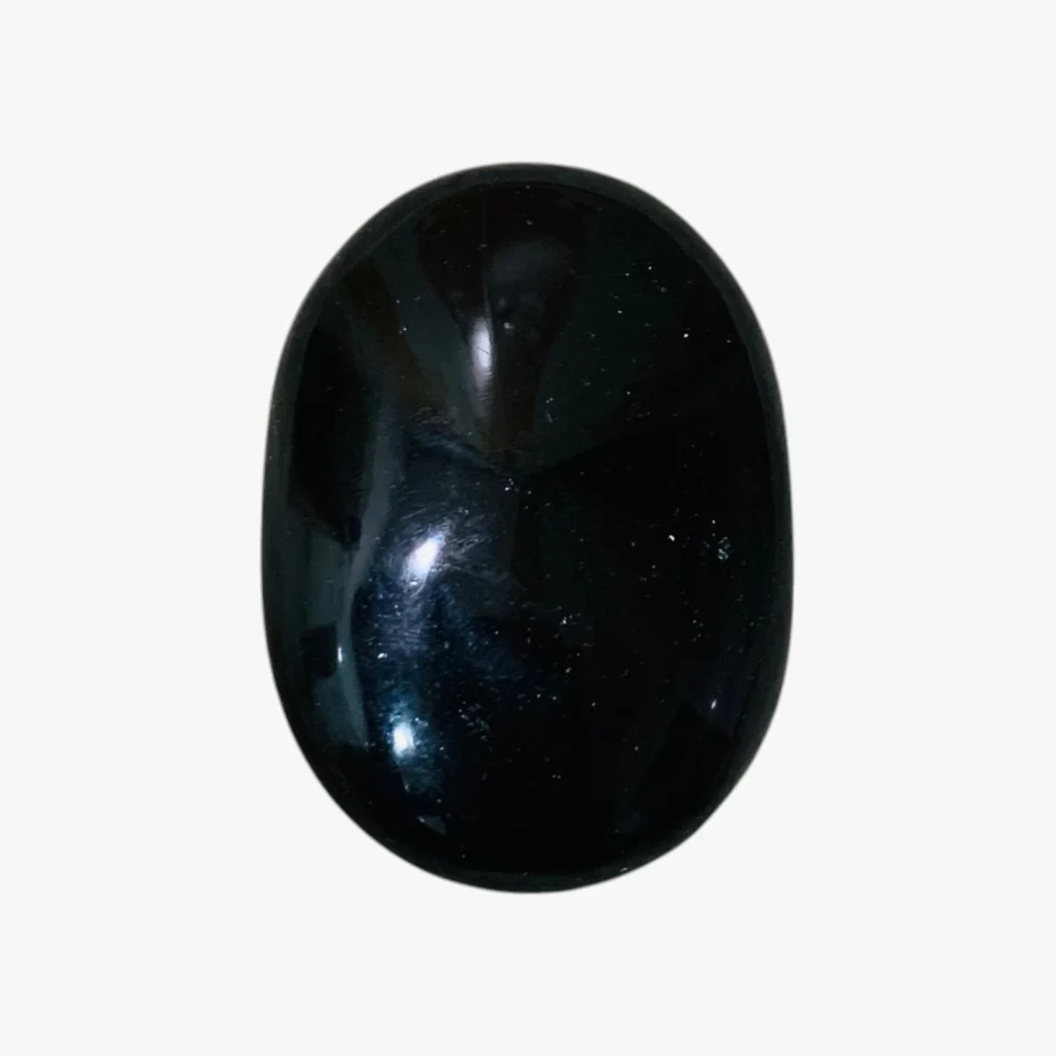 Black Obsidian Palm Stone