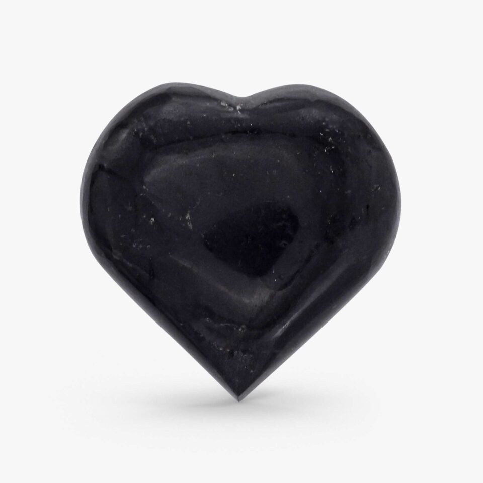 Black Tourmaline Heart