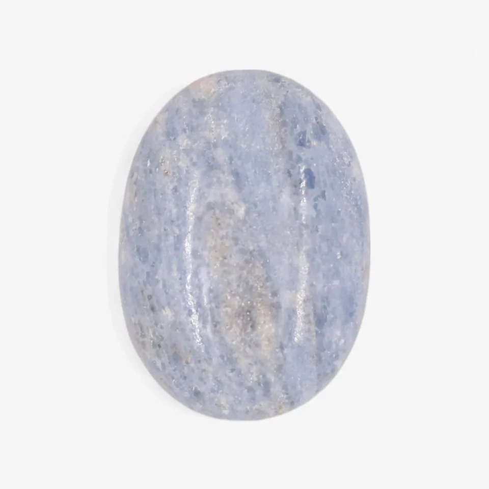 Blue Calcite Palm Stone