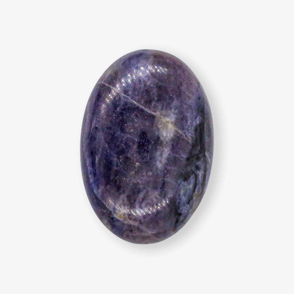 Iolite Palm Stone