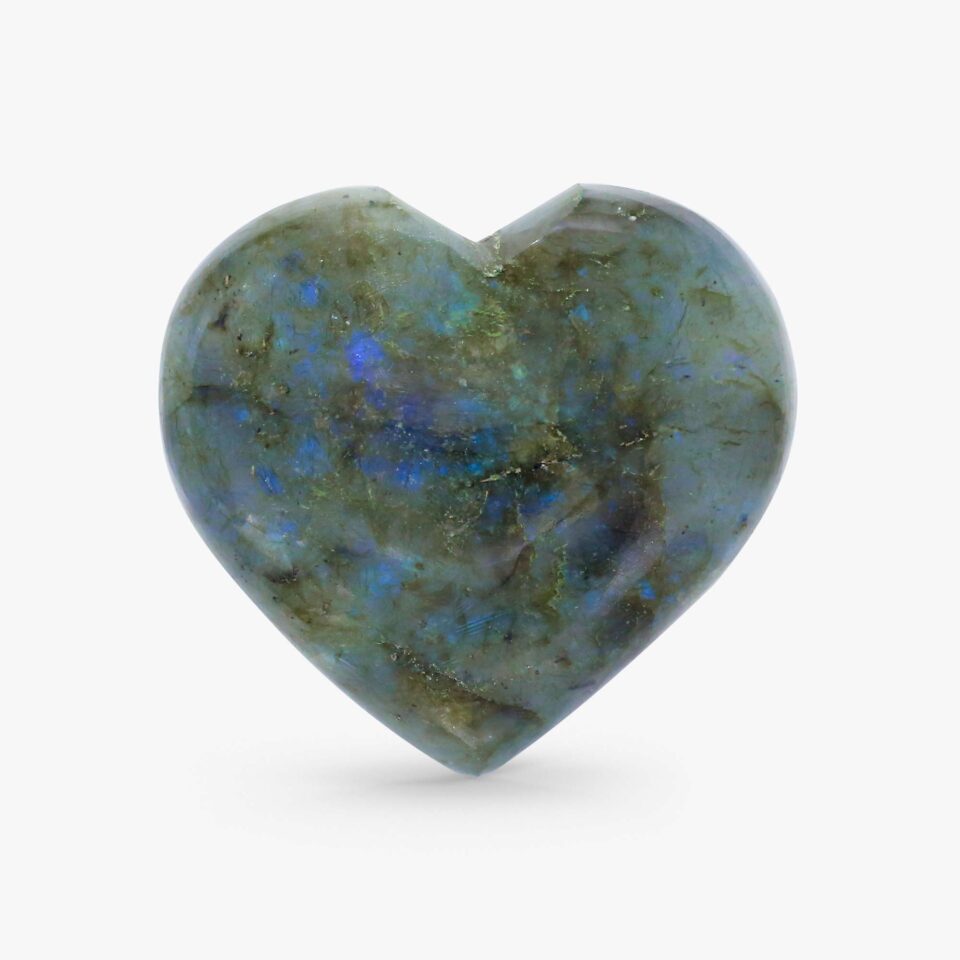 Labradorite Heart
