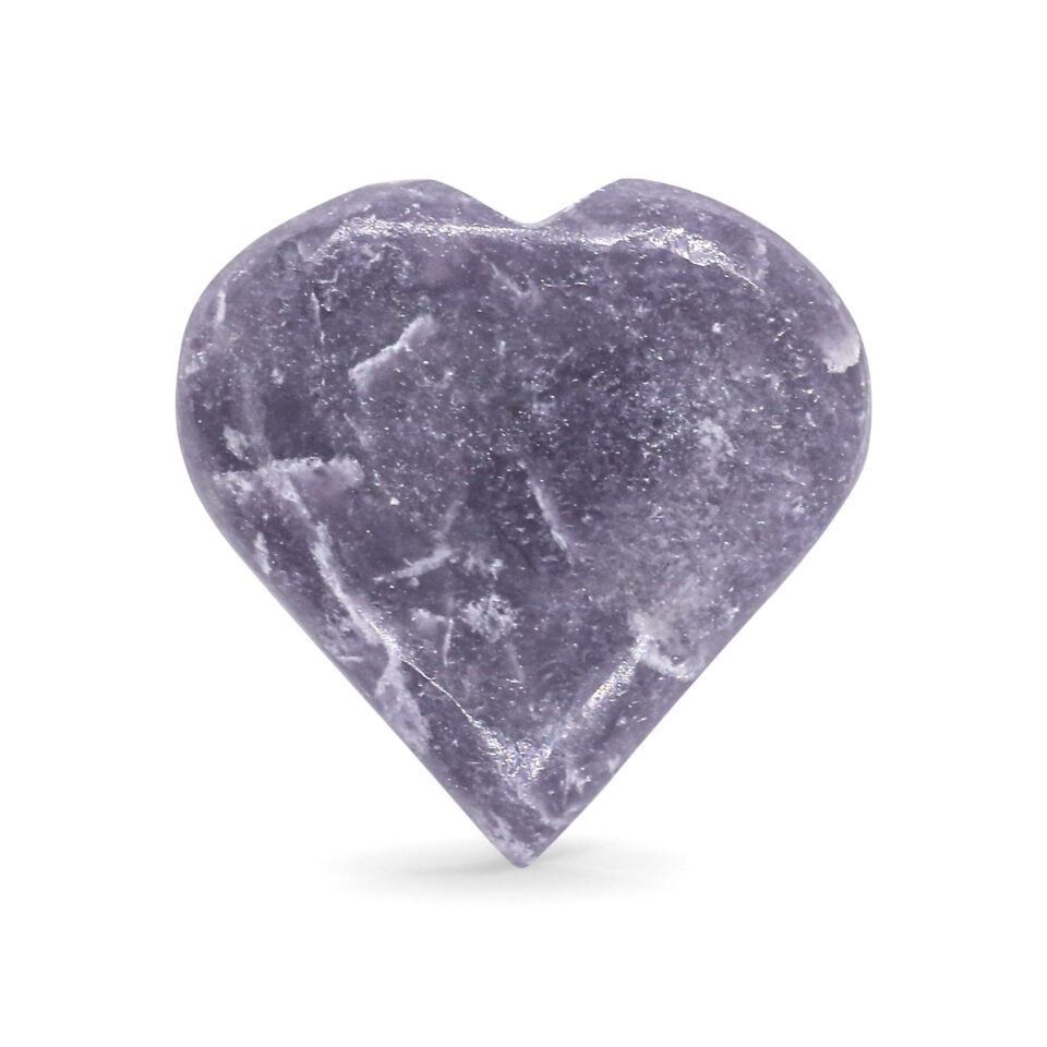 Lepidolite Heart