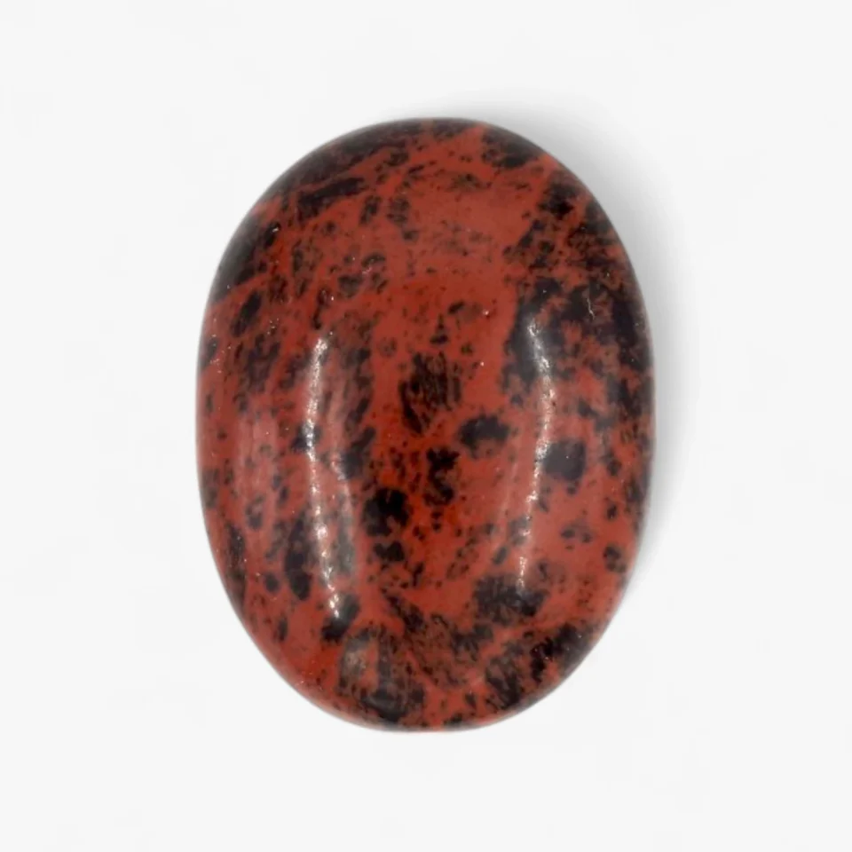 Mahogany Obsidian Palm Stone