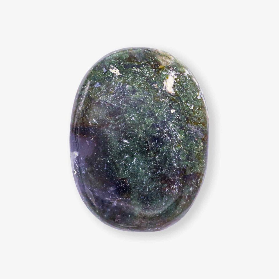 Moss Agate Palm Stone