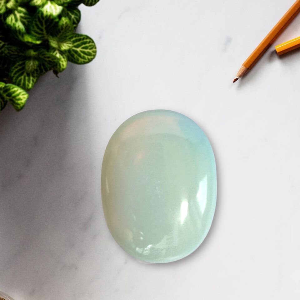 Opalite Palm Stone
