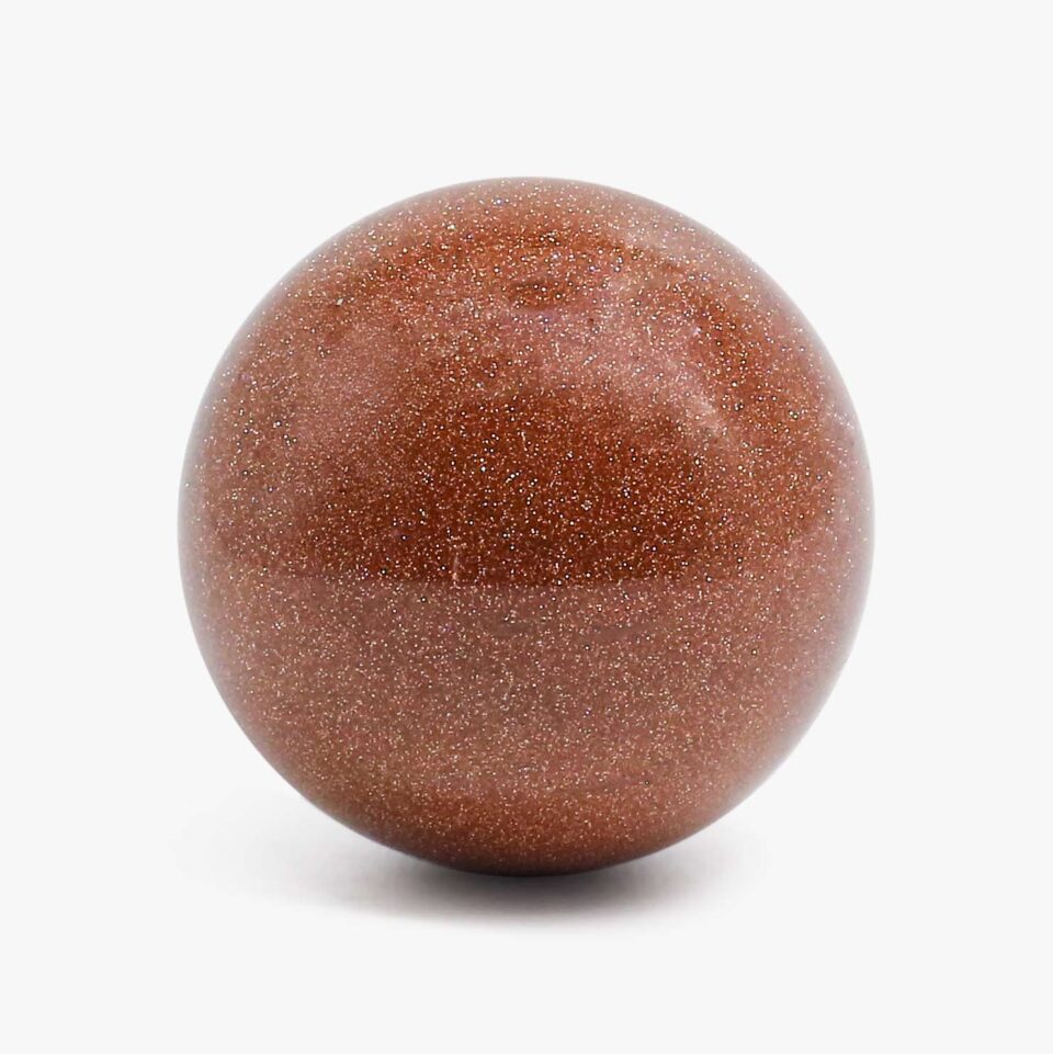 Red Goldstone Crystal Sphere