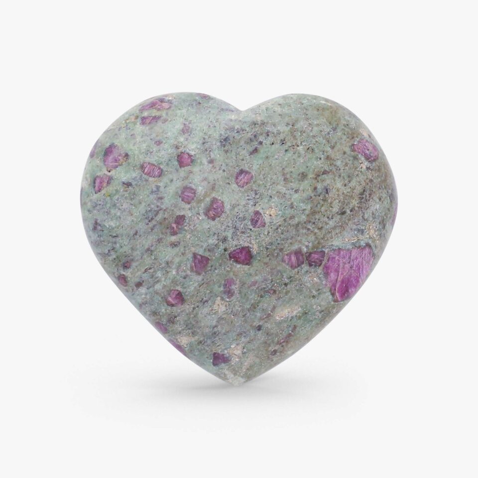Ruby Fuchsite Heart