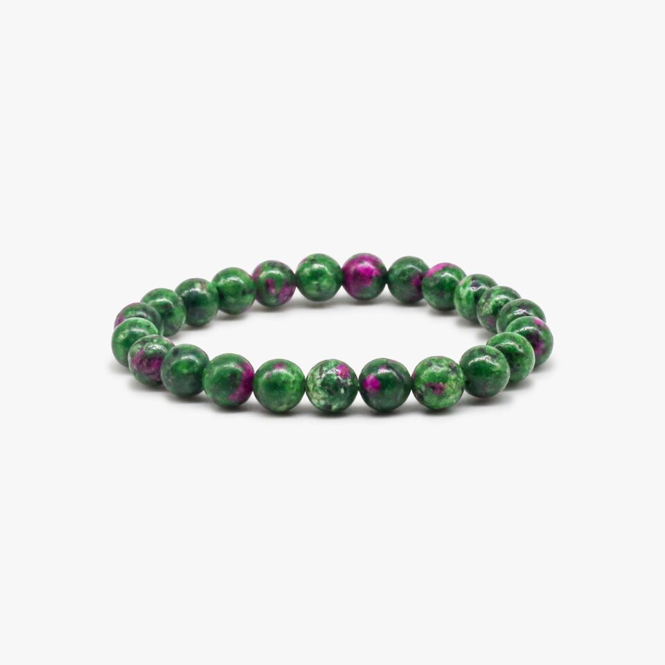 Ruby Zoisite Beads Bracelet