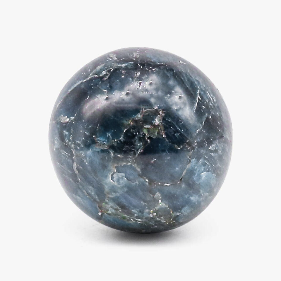 Blue Apatite Sphere