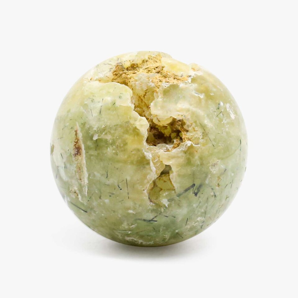 Green Prehnite Sphere