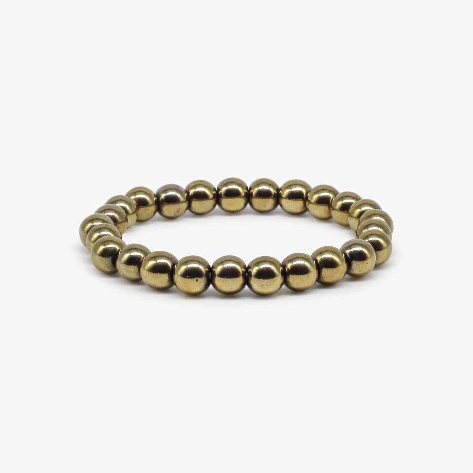 Pyrite Beads Bracelet